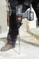 פטישון נטען 18V עם 2 סוללות מטען ומארז ייעודי במזוודה hunter