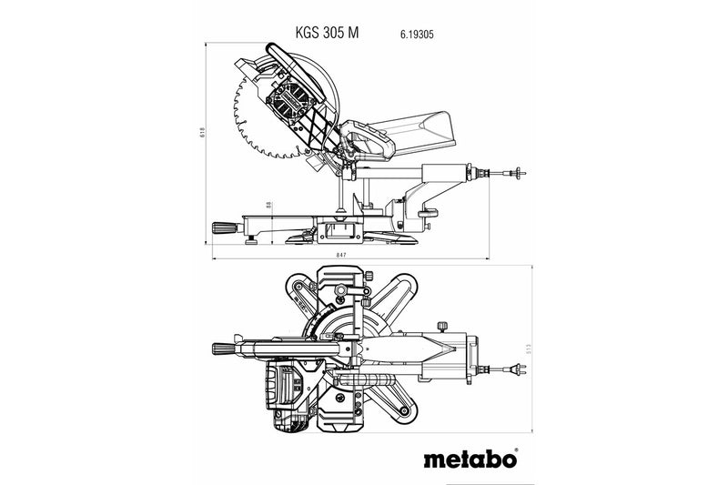 משור גרונג "12 2000W metabo