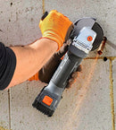 משחזת זווית 4.5" עם סוללה 3 אמפר בתיק מעוצב Hunter