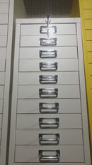 ארונית 10 מגירות מתכת