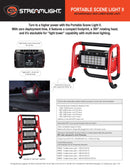 יחידת תאורת הצפה LED נטענת וניידת portable scene light streamlight