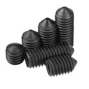 בורג אלן  בלי ראש פלדה קצה קוני     שחור |  מגולוון |  נירוסטה